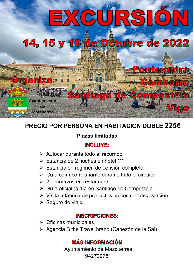 EXCURSION GALICIA OCTUBRE DE 2022